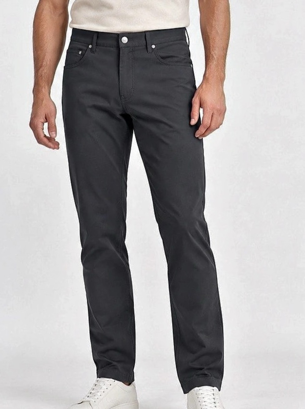 Lululemon ABC Men’s Charcoal Grey 5-Pocket Pants Size 34 Like New